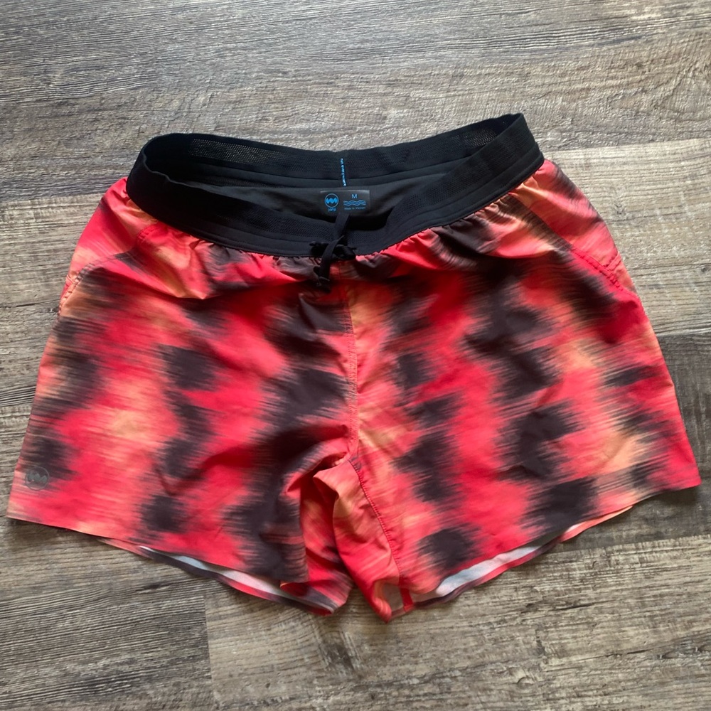 Janji Red and Black Athletic Shorts